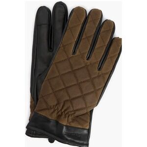 Barbour Dalegarth Driving Gloves Men's Large NWT  Insulated Black Leather L